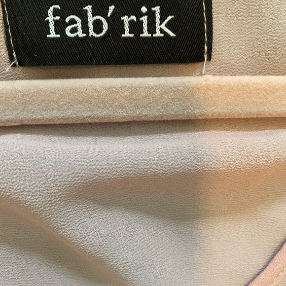 Fab’rik Women’s Mauve / Pink Embellished Beaded Sleeveless Tank Top Size Large - Picture 2 of 9